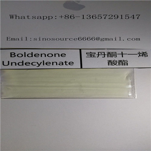 Yellowish Oily Liquid Boldenone Undecylenate Raw Steroid Hormone For Muscle Gaining